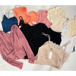 Lot of 10 New Nordstrom Brands Tops Size XS Blouses Assorted Bundle